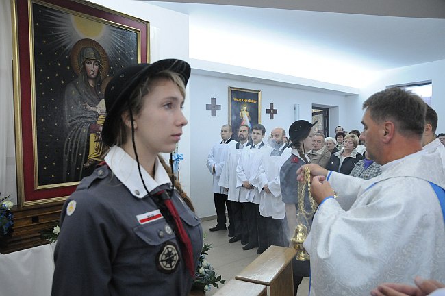 MB Latyczowska w budującym się kościele