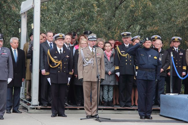 Przysięga podchorążych na Westerplatte