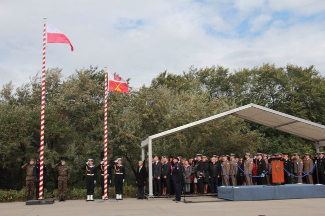 Przysięga podchorążych na Westerplatte