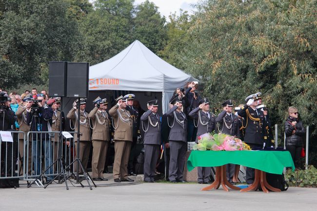 Przysięga podchorążych na Westerplatte