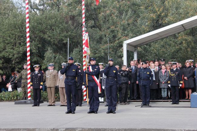 Przysięga podchorążych na Westerplatte