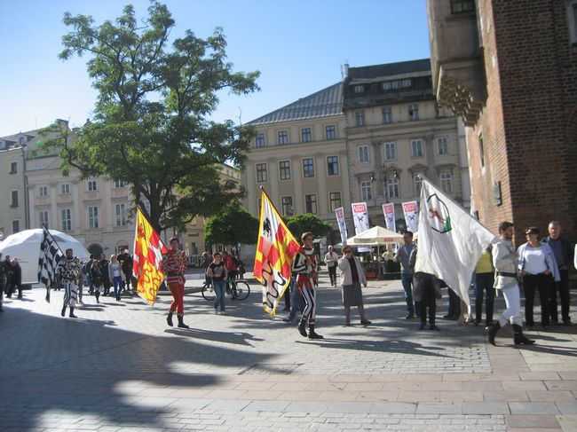 Pokaz średniowiecznych chorągwi