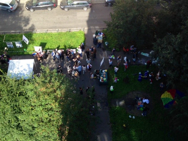Protest-piknik na pl. Biskupim