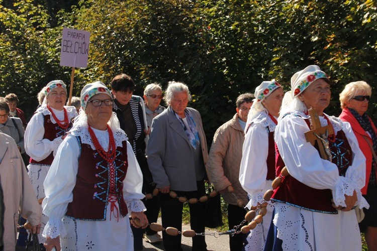 Pielgrzymka Kół Żywego Różańca do Domaniewic