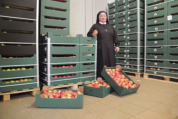  Siostra Wacława koordynowała akcję wydawania jabłek potrzebującym