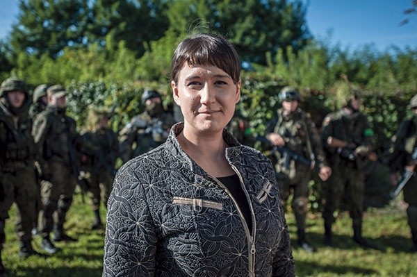 Anna Siarkowska, jedna ze współorganizatorek ćwiczeń  OT z ramienia Akademii  Obrony Narodowej