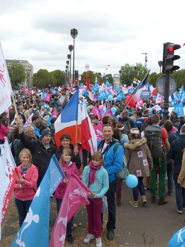 Cieszyniacy na Marszu dla Rodziny w Paryżu