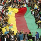 Kurdowie z Duesseldorfu protestują