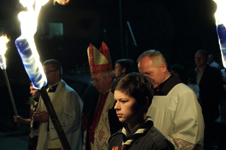 Poświęcenie placu pod budowę kościoła