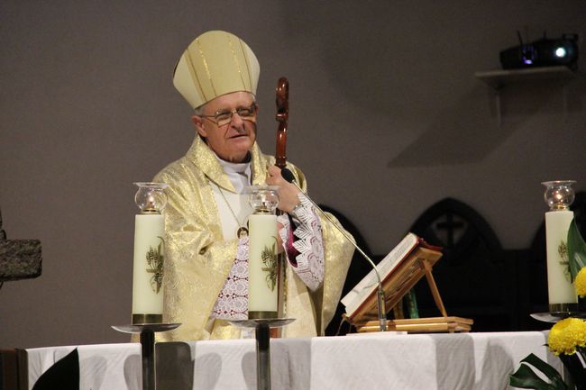 Spotkanie bp E. Dajczaka ze słupskimi nauczycielami