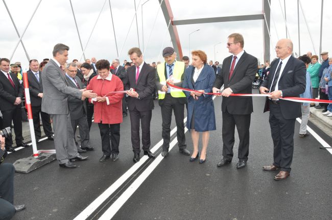 Otwarcie mostu Cisek-Bierawa
