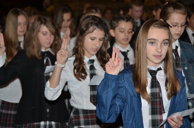 Ślubowanie w katoliku