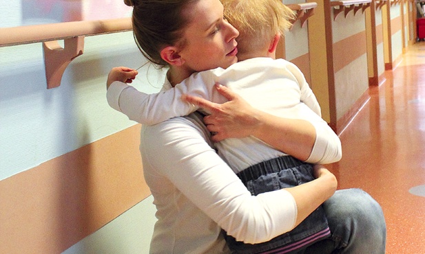 – Dla mojej Zosi najważniejsze jest, żeby mama była blisko. Wtedy  jest dobrze – mówi pani Jolanta