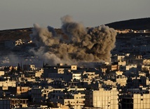 Kobane zagrożone mimo nalotów