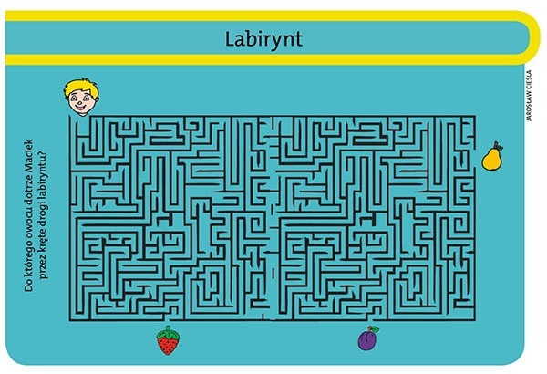 Labirynt, liczby, rebusy