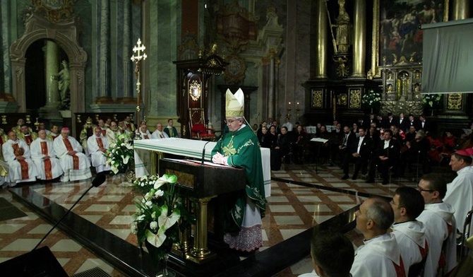 Na Mszę św. do archikatedry zaproszeni byli wszyscy mieszkańcy Lublina. 