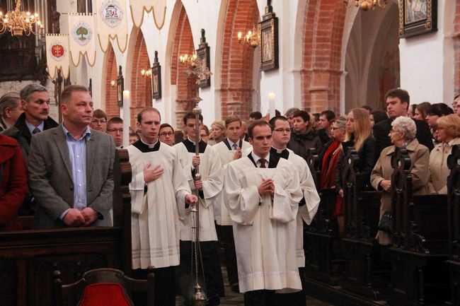 Msza św.  i obłóczyny w Gdańskim Seminarium Duchownym