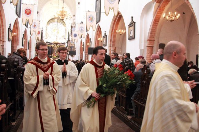 Msza św.  i obłóczyny w Gdańskim Seminarium Duchownym