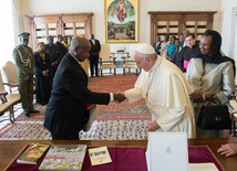 Prezydent Ugandy w Watykanie 