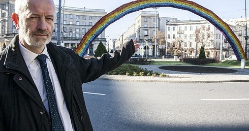 Dzierżawski: Usunę tęczę!