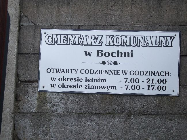 Cmentarz komunalny w Bochni 