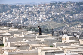 Żydowski cmentarz na stoku Góry Oliwnej