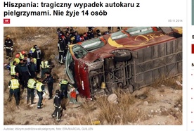 Tragedia na pielgrzymkowej trasie