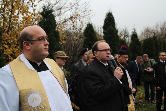 Grób partyzantów "Bartka" w Mazańcowicach