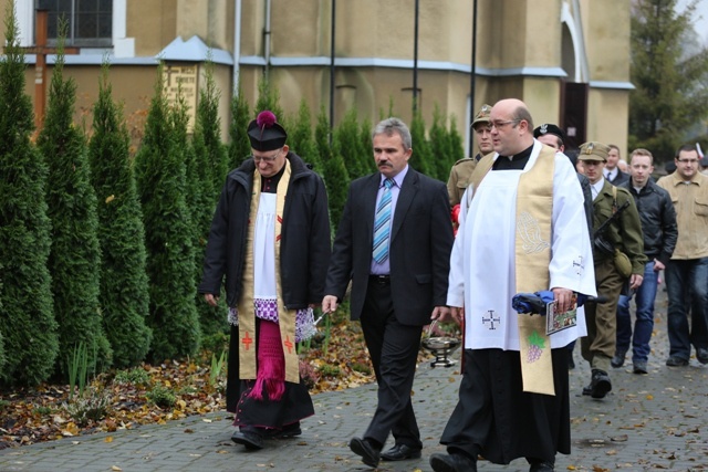 Grób partyzantów "Bartka" w Mazańcowicach