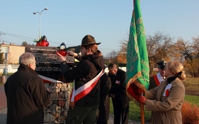 Odsłonięcie Pomnika Żołnierzy AK w Rumi.