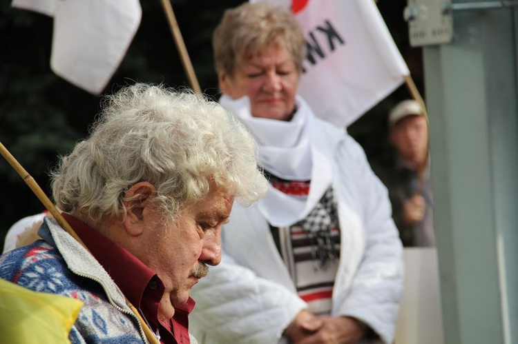 Emeryci górniczy protestowali