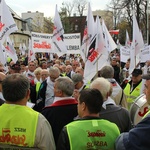 Emeryci górniczy protestowali