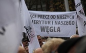 Emeryci górniczy protestowali