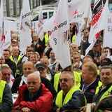 Emeryci górniczy protestowali