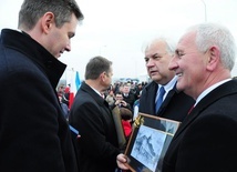 Otwarcie mostu w Połańcu