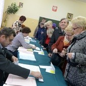 Najliczniej lokale wyborcze zapełniały się po Mszach św.