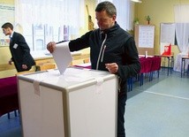 W jednym z lokali wyborczych na Śląsku