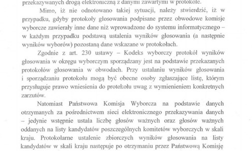 Komorowski nie chciał wzmocnienia infosystemu