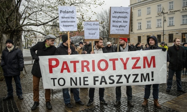 Uliczne protesty związane z wyborami