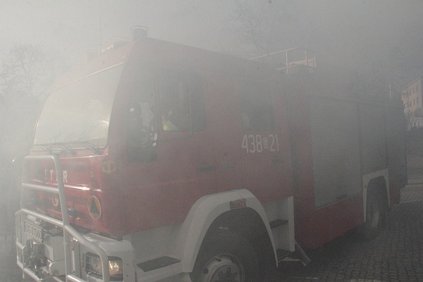 Pożar kościoła w Gdyni