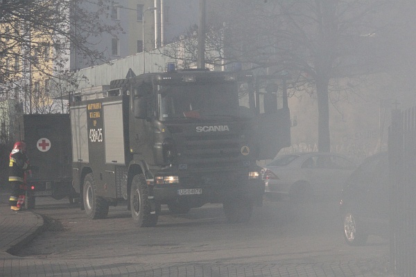 Pożar kościoła w Gdyni