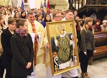 Obraz św. Stanisława – dar dla hierarchy od duchowieństwa diecezji tarnowskiej