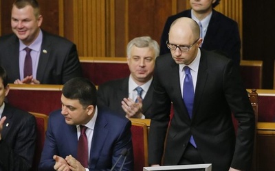 Parlament zatwierdził premiera Jaceniuka