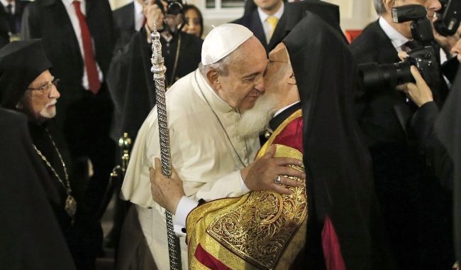 Franciszek spotkał się z patriarchą Bartłomiejem