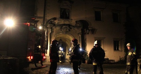 Pożar kompleksu pałacowego w Kliczkowie