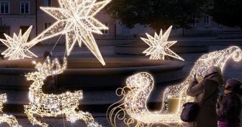 Miasto rozświetlone