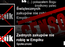 Bojkotujący Empik nie dają za wygraną