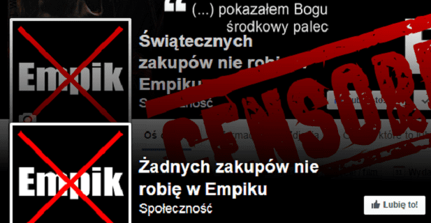 Bojkotujący Empik nie dają za wygraną