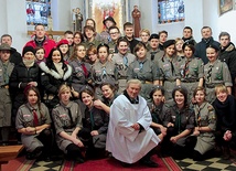 Harcerze z Gorzowa, Szczecina, Polic i Świnoujścia podczas ubiegłorocznej wizyty w Wielkiej Brzostowicy na Białorusi