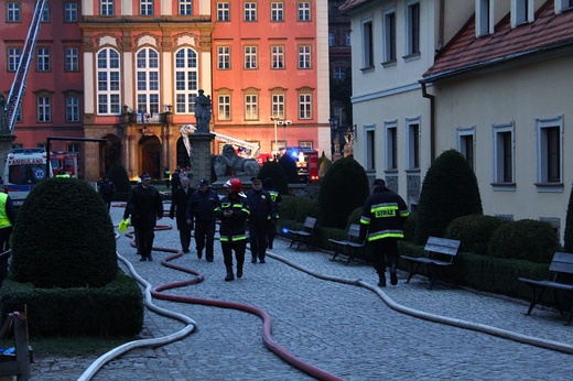 Pożar na zamku Książ